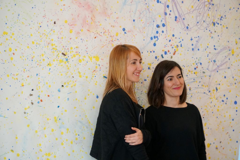 Dettaglio dell'Installazione di Daniela e Francesca Manca per Officinedellumbria2018, Palazzo Lucarini Contemporary, Trevi